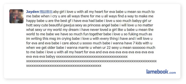 For Eva Eva? For Eva Eva?