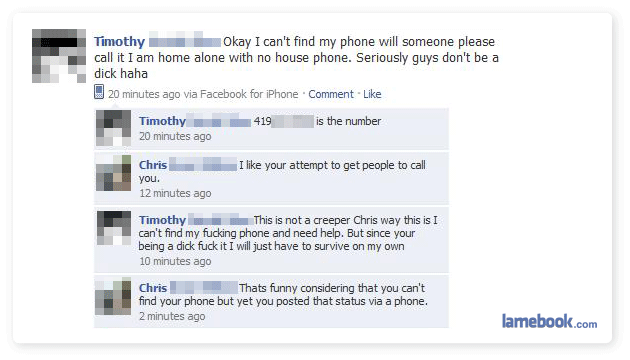 Lamebook – Funny Facebook Statuses, Fails, LOLs and More – The Original