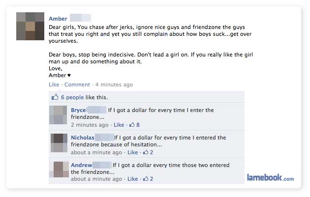 Economizing the Friend Zone