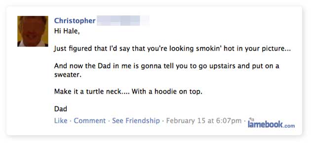 Thanks, Dad?