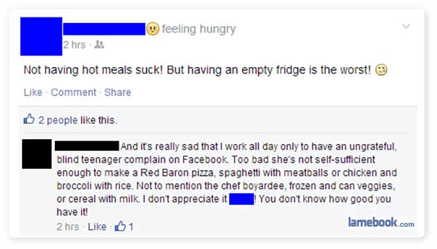 Mom serves it up...